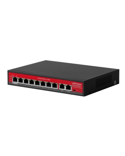 PND-08P-2M-BT1 (120W). Коммутатор AI 10-портовый с функцией PoE. Polyvision в Обнинске