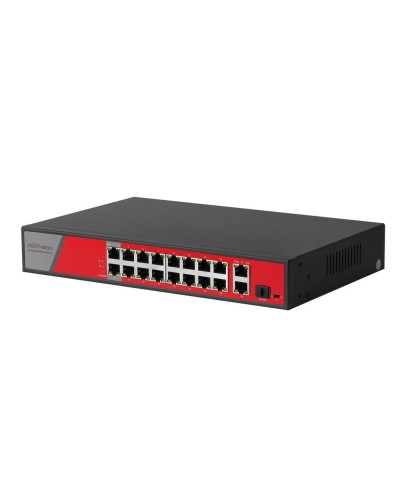 PND-16P-2G1F-BT2 (300W). Коммутатор гибридный 16+2+1 с PoE. Polyvision в Обнинске
