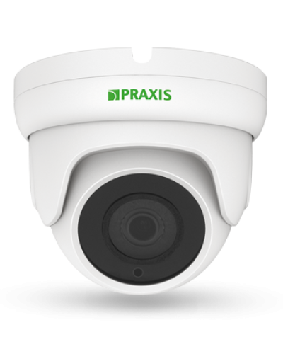 PE-7141IP 2.8. Видеокамера IP купольная. Praxis в Обнинске