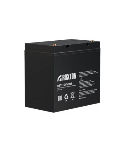 RBT-12V50AH. Аккумулятор герметичный свинцово-кислотный. ROXTON в Обнинске
