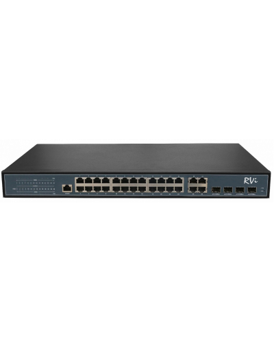 RVi-1NSM24G-4C. Коммутатор с питанием по PoE. RVi в Обнинске