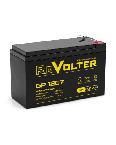Revolter GP 1207. Аккумулятор автомобильный герметичный свинцово-кислотный. Revolter в Обнинске