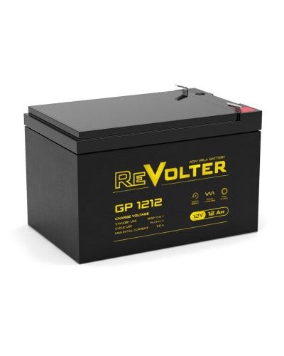 Revolter GP 1212. Аккумулятор автомобильный герметичный свинцово-кислотный. Revolter в Обнинске