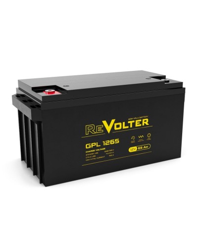 Revolter GPL 1265. Аккумулятор автомобильный герметичный свинцово-кислотный. Revolter в Обнинске