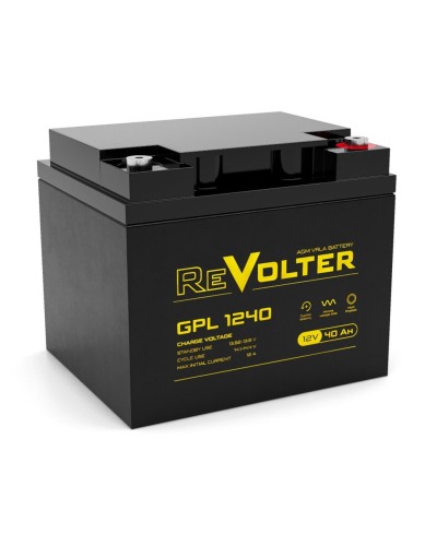 Revolter GPL 1240. Аккумулятор автомобильный герметичный свинцово-кислотный. Revolter в Обнинске