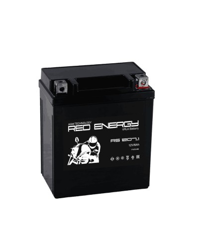 Red Energy RS 1207.1. Аккумулятор герметичный свинцово-кислотный стартерный. Red Energy в Обнинске