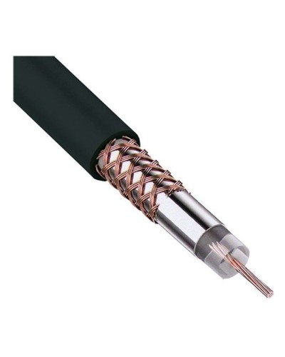 RG-58 A/U, 50 Ом, Cu/Al/Cu, 64%, 100 м, черный (01-2003). Кабель коаксиальный радиочастотный. Rexant в Обнинске