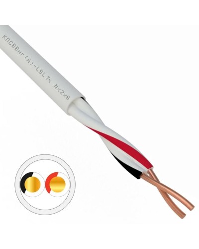 КПСВВнг(А)-LSLTx 1х2х1,0 REXANT (01-4872). Кабель для систем передачи данных пониженной пожароопасности c низким дымо- и газовыделением, с низкой токсичностью продуктов горения. Rexant в Обнинске