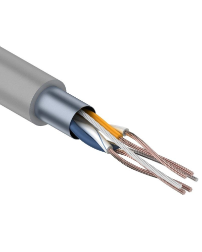 F/UTP, CAT 5e, PVC, 2PR, 24AWG, INDOOR, STRANDED, серый, 305м, REXANT (01-0125). Кабель «витая пара» (LAN) для структурированных систем связи. Rexant в Обнинске
