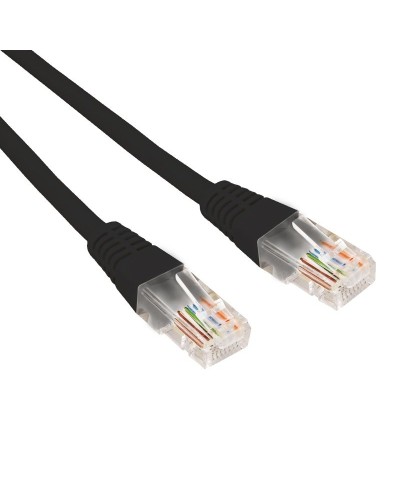 Патч-корд U/UTP CAT 6, RJ45-RJ45, 26AWG, LSZH, черный, 1.5м REXANT (02-0292-105). Патч-корд UTP. Rexant в Обнинске