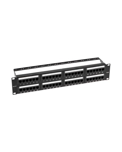 Панель коммутационная с кабельными органайзерами 19", 2U, 48 портов, UTP, RJ-45, CAT 5e REXANT PRO (02-0032): Патч-панель 19" в Обнинске