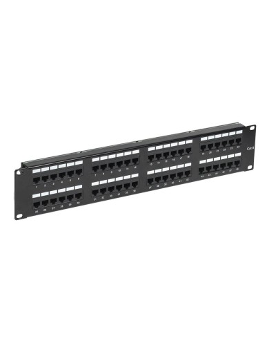 Панель коммутационная с кабельными органайзерами 19", 2U, 48 портов, RJ-45, CAT 6, UTP REXANT PRO (02-0232): Патч-панель 19" в Обнинске