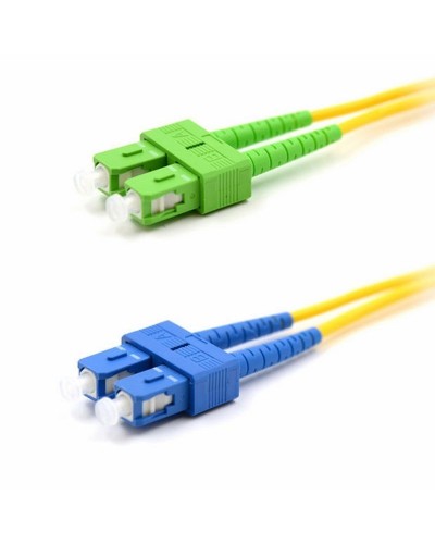 Патч-корд оптический переходной (SM), 9/125 (OS2), SC/APC-SC/UPC, (Duplex), PVC, 2м REXANT (50-2059): Патч-корд оптический в Обнинске