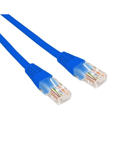 Патч-корд U/UTP CAT 6, RJ45-RJ45, 26AWG, LSZH, синий, 5м REXANT (02-0294-5). Патч-корд UTP. Rexant в Обнинске