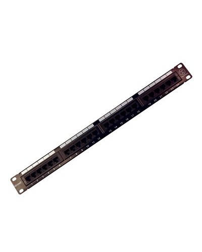 Коммутационная панель, 19", 1U, 24 порта RJ-45, категория 5e, UTP неэкранированная, черная Rexant (04-0021): Патч-панель 19" в Обнинске