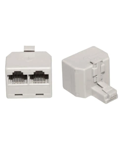 Двойник компьютерный UTP RJ-45(8P8C) (штекер - 2 гнезда) REXANT (03-0102): Кабельный соединитель в Обнинске