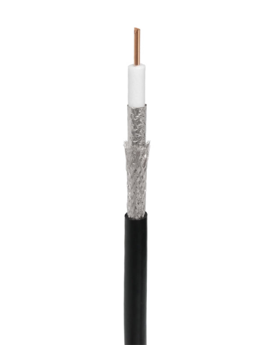 RG-11U, 75 Ом, CCS/Al/Al, 83%, 305 м, черный OUTDOOR (01-3011). Кабель коаксиальный радиочастотный. Rexant в Обнинске