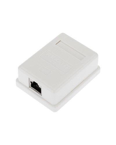 Розетка компьютерная внешняя, 1-порт FTP RJ-45 (8P8C), CAT 6 REXANT (03-0142). Розетка RJ-45. Rexant в Обнинске