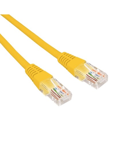 Патч-корд U/UTP CAT 6, RJ45-RJ45, 26AWG, LSZH, желтый, 3м REXANT (02-0295-3). Патч-корд UTP. Rexant в Обнинске