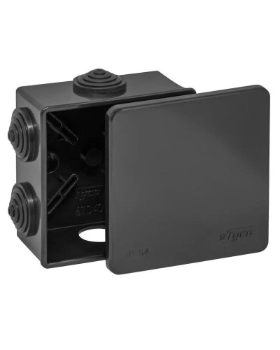 Коробка TYCO ОП 85х85х40мм УХЛ1 IP54 черный (67040Ч). Коробка распределительная. RuVinil в Обнинске