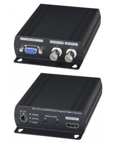 AD001HD4. Преобразователь-разветвитель AHD/HDCVI/HDTVI в HDMI/VGA/CVBS. SC&T в Обнинске