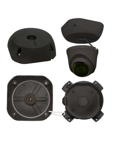 МК-4 PRO (цвет черный). Монтажная коробка для крепления уличных видеокамер. SLT в Обнинске