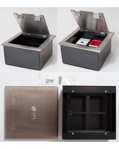 Люк на 4 поста (45х45), из нержавеющей стали, с коробкой, IP40 (300014). Люк. SPL в Обнинске