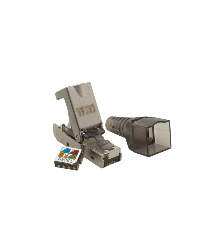 Коннектор 8P8C STP 6A (RJ-45) безынструментальный (10-0240). Разъем RJ-45. SUPRLAN в Обнинске