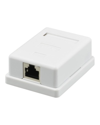 Розетка настенная RJ-45, 8P8C, Cat.5e, 1 порт FTP (10-0354). Компьютерная розетка. SUPRLAN в Обнинске