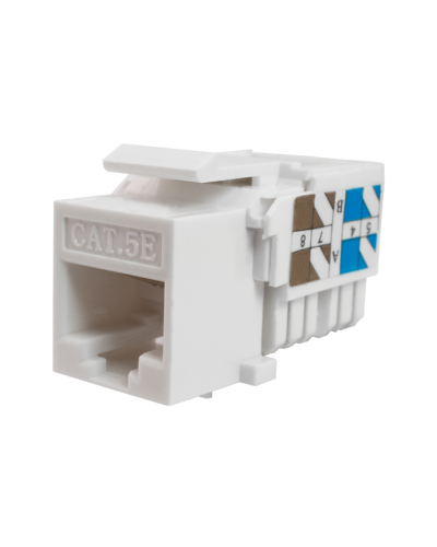 Модуль-вставка Keystone Кат5е, инстр.зад, белый UTP (10-0313): Вставка Keystone Jack RJ-45 в Обнинске
