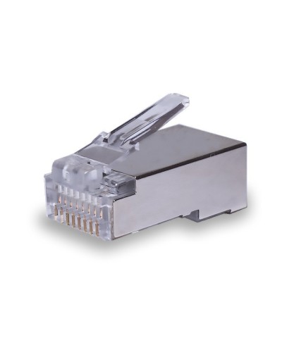 Коннекторы 8P8C FTP Cat.5e (RJ-45) (100шт) (10-0231). Разъем RJ-45. SUPRLAN в Обнинске