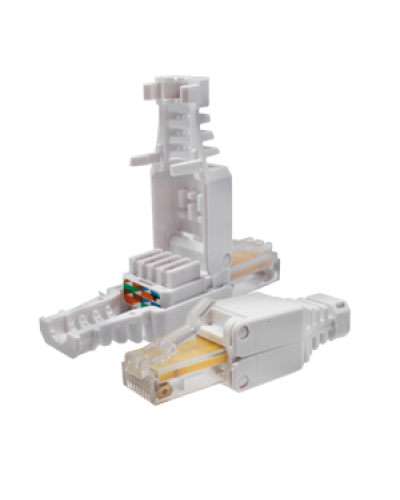 Коннектор 8P8C U/UTP Cat.5e (RJ-45) безинструментальный (10-0218). Разъем RJ-45. SUPRLAN в Обнинске