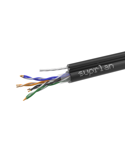 UTP Cat.5e 4x2xAWG24 Cu PE Outdoor T-FG8 (трос) Standard (01-0322-1). Кабель «витая пара» (LAN) для структурированных систем связи. SUPRLAN в Обнинске