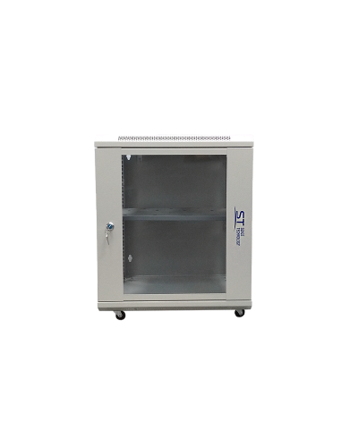 ST-NC12U600 (серый) С ПОЛКОЙ. Шкаф телекоммуникационный 19 настенный 12U. Space Technology в Обнинске