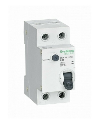 City9 Set 1P+N С 10А 4.5kA 10мА A 230В (C9D51610). Автоматический выключатель дифференциального тока. Systeme Electric в Обнинске