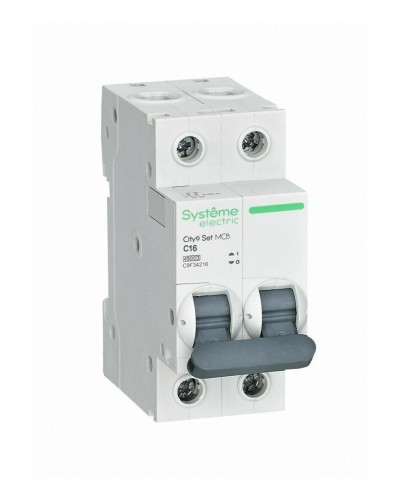 City9 Set 2P 16А 4.5kA С (C9F34216). Автоматический выключатель. Systeme Electric в Обнинске