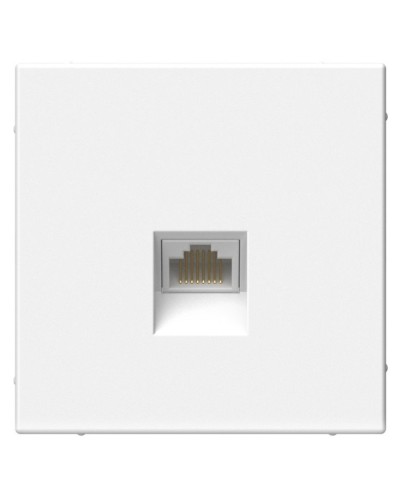 ArtGallery розетка RJ45, кат. 6Е, скрытой установки, механизм, белый (GAL000186). Розетка компьютерная. Systeme Electric в Обнинске