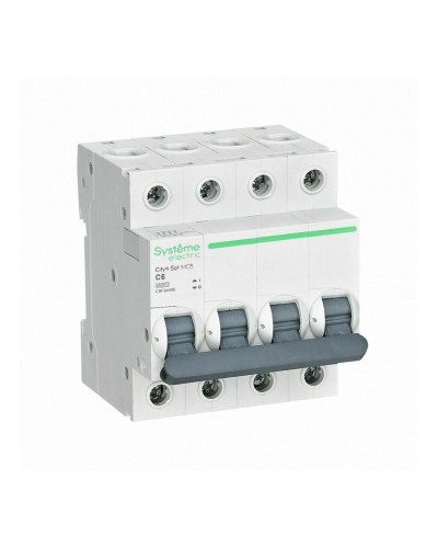 City9 Set 4P 6А 4.5kA С (C9F34406). Автоматический выключатель. Systeme Electric в Обнинске