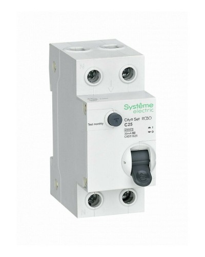 City9 Set 1P+N С 25А 4.5kA 30мА A 230В (C9D55625). Автоматический выключатель дифференциального тока. Systeme Electric в Обнинске