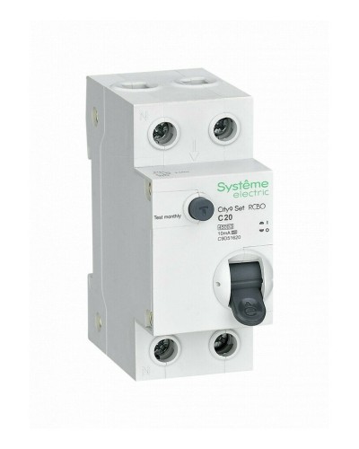 City9 Set 1P+N С 20А 4.5kA 10мА A 230В (C9D51620). Автоматический выключатель дифференциального тока. Systeme Electric в Обнинске