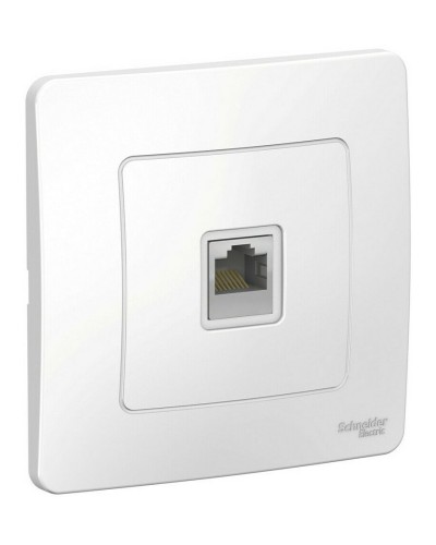 BLANCA розетка RJ45 1-местная, кат. 5Е, скрытой установки, белый (BLNIS045001). Розетка компьютерная. Systeme Electric в Обнинске