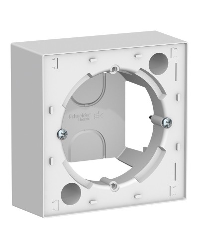 AtlasDesign коробка для наружного монтажа, белая (ATN000100). Коробка для наружного монтажа. Systeme Electric в Обнинске
