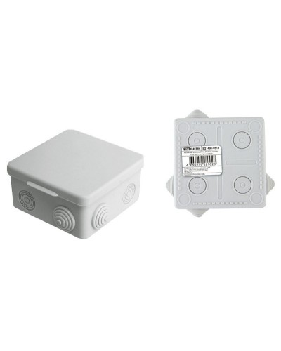 Коробка ОП 80х80х50мм, крышка, IP54, 7вх. (SQ1401-0512). Распаячная коробка. TDM ЕLECTRIC в Обнинске