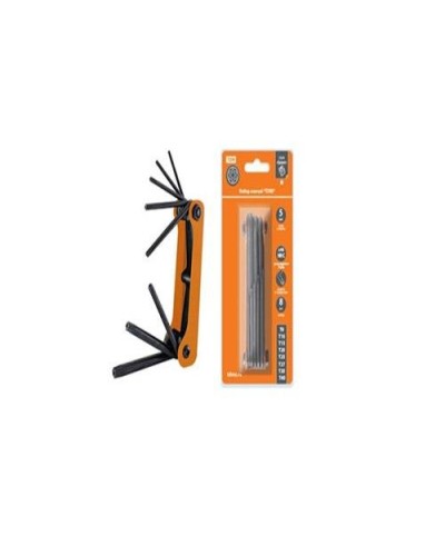 Набор ключей TORX раскладной 8шт.: T9-T40, углеродистая сталь Гранит TDM (SQ1020-0211). Набор ключей. TDM ЕLECTRIC в Обнинске