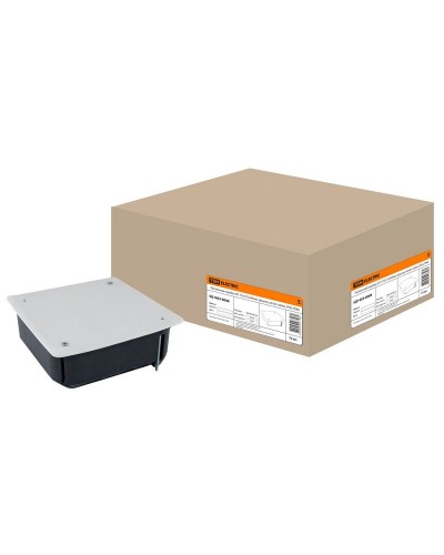 Распаячная коробка СП 115х115х45мм, крышка, метал. лапки, IP20, TDM (SQ1403-0008). Распаячная коробка СП. TDM ЕLECTRIC в Обнинске