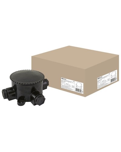 КЭМ 2-660-3 ОП D95мм IP65, 3-х рожковая (карболит) TDM (SQ1401-1101). Коробка электромонтажная. TDM ЕLECTRIC в Обнинске