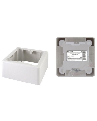 Коробка установочная ОП 85х85х42мм, 1-местная, подъемная, белая, IP20 TDM (SQ1401-0232). Коробка установочная ОП. TDM ЕLECTRIC в Обнинске