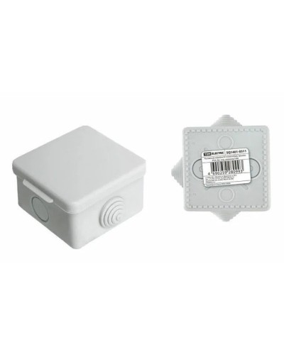 Коробка ОП 65х65х50мм, крышка,  IP54, 4вх. (SQ1401-0111). Распаячная коробка. TDM ЕLECTRIC в Обнинске