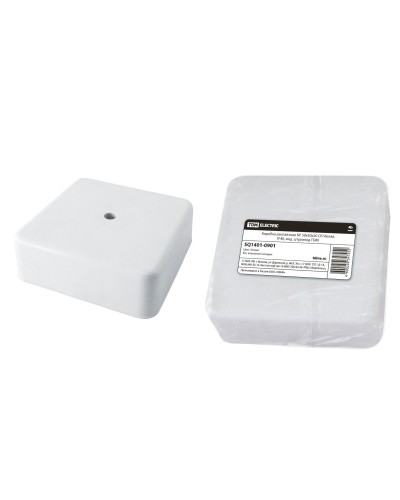Коробка КР 50х50х20 ОП белая, IP40 (SQ1401-0901). Распаячная коробка. TDM ЕLECTRIC в Обнинске