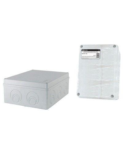 Коробка ОП 240х195х90мм, крышка, IP55, кабельные вводы d28-3шт, d37-2шт (SQ1401-1272). Распаячная коробка. TDM ЕLECTRIC в Обнинске